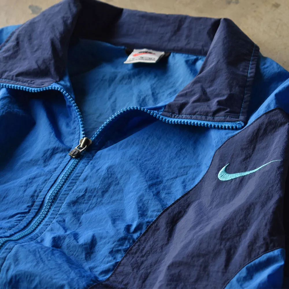 90's　NIKE/ナイキ swoosh 刺繍ロゴ ナイロンジャケット　230820