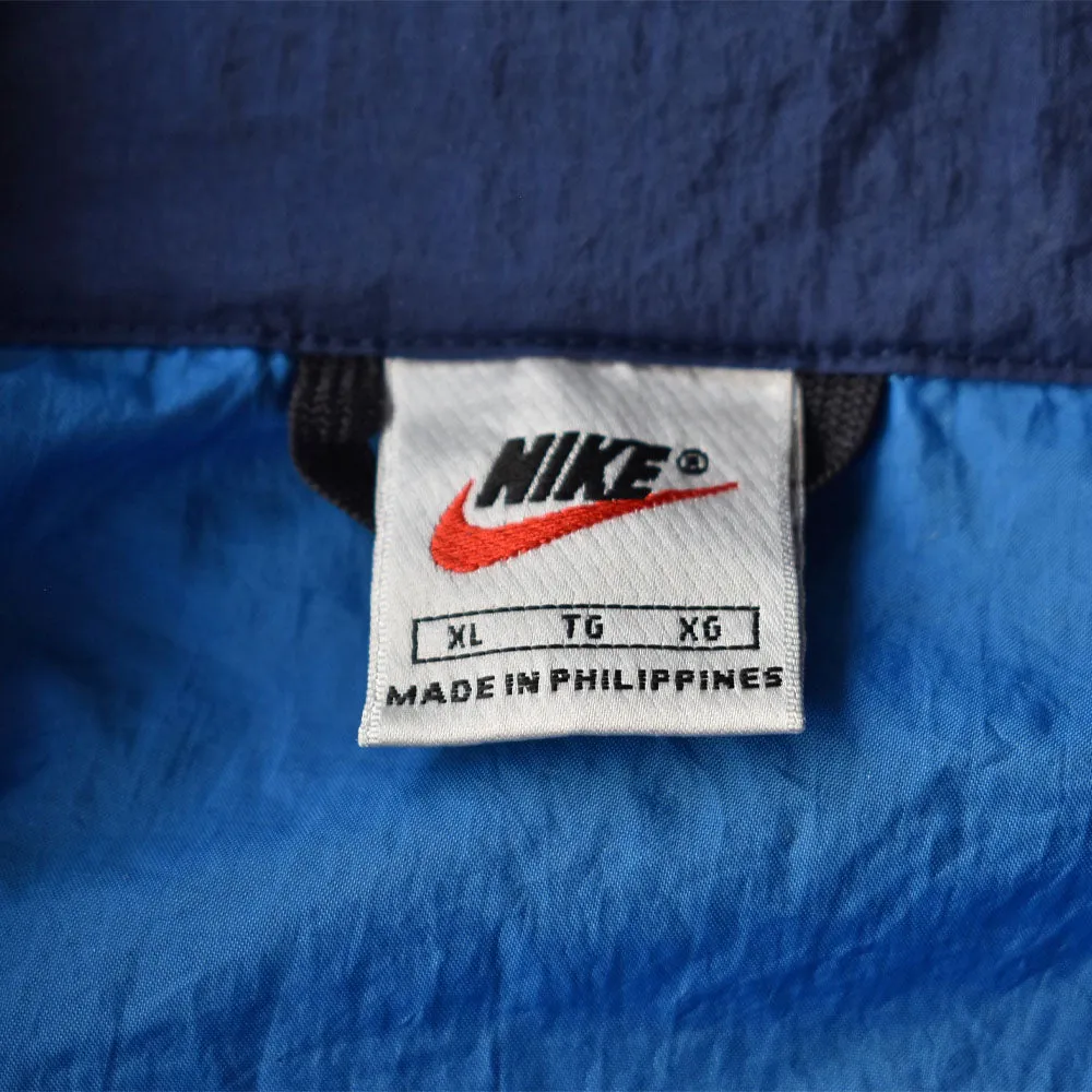90's　NIKE/ナイキ swoosh 刺繍ロゴ ナイロンジャケット　230820