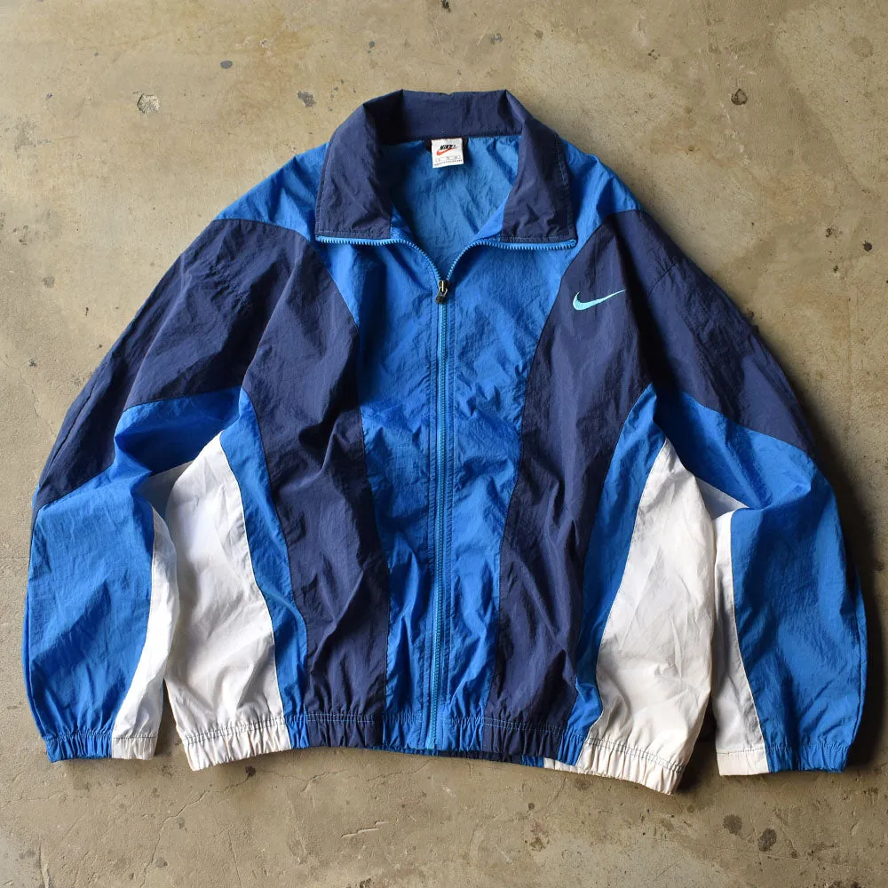 90's　NIKE/ナイキ swoosh 刺繍ロゴ ナイロンジャケット　230820