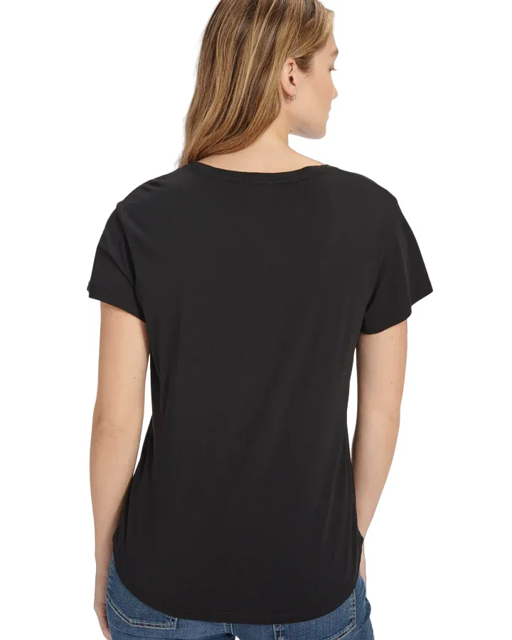 Abbie Crewneck Tee - Black