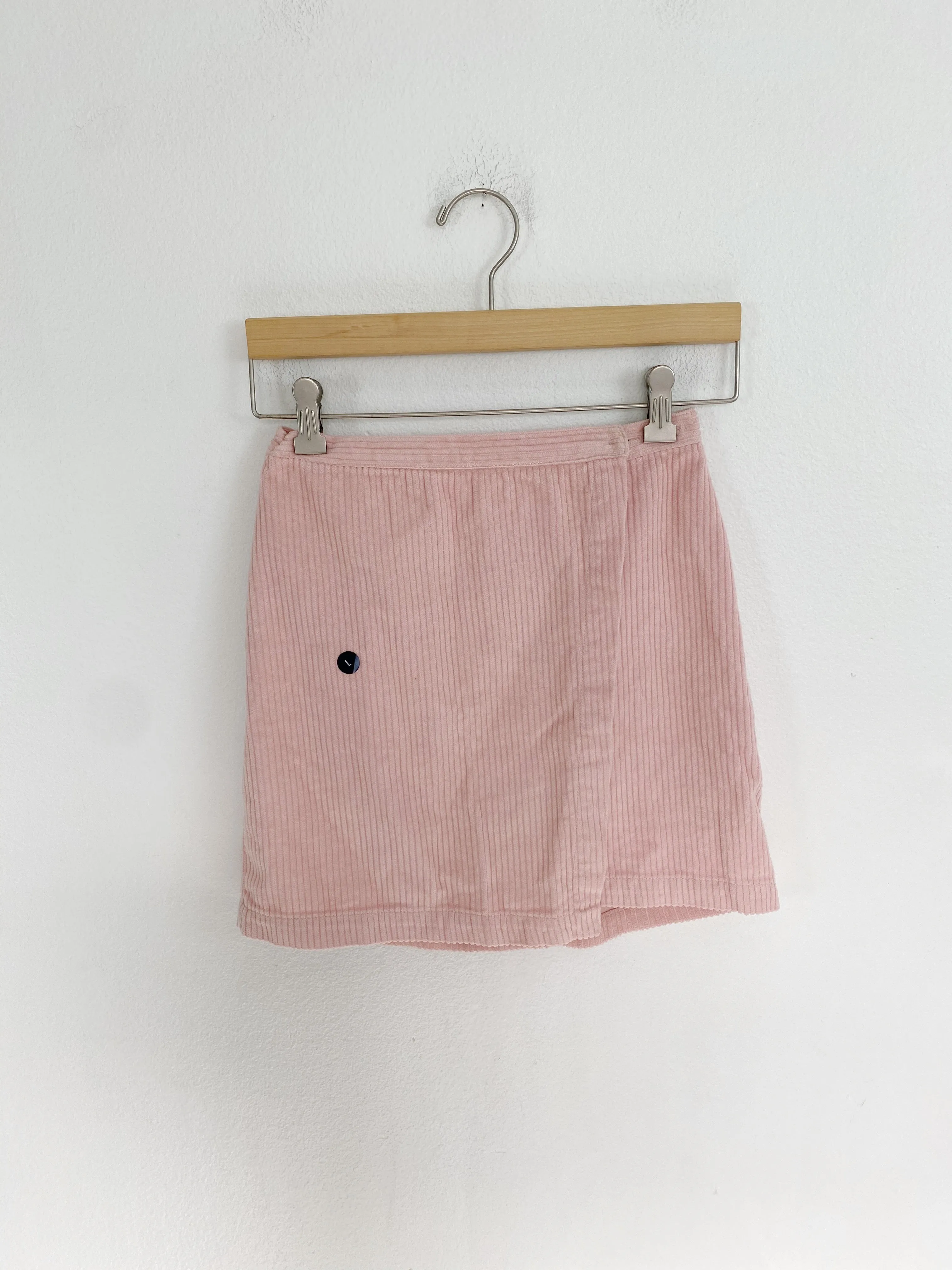 Abercrombie & Fitch corduroy pink wrap skirt NWT XXS