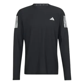 ADIDAS OWN THE RUN LONG SLEEVE TEE - MENS- BLACK