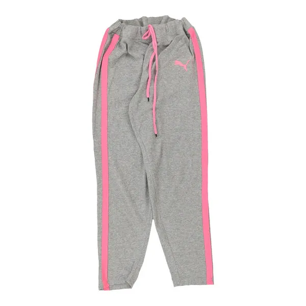 Age 12-13 Puma Joggers - 2XL Grey Cotton Blend