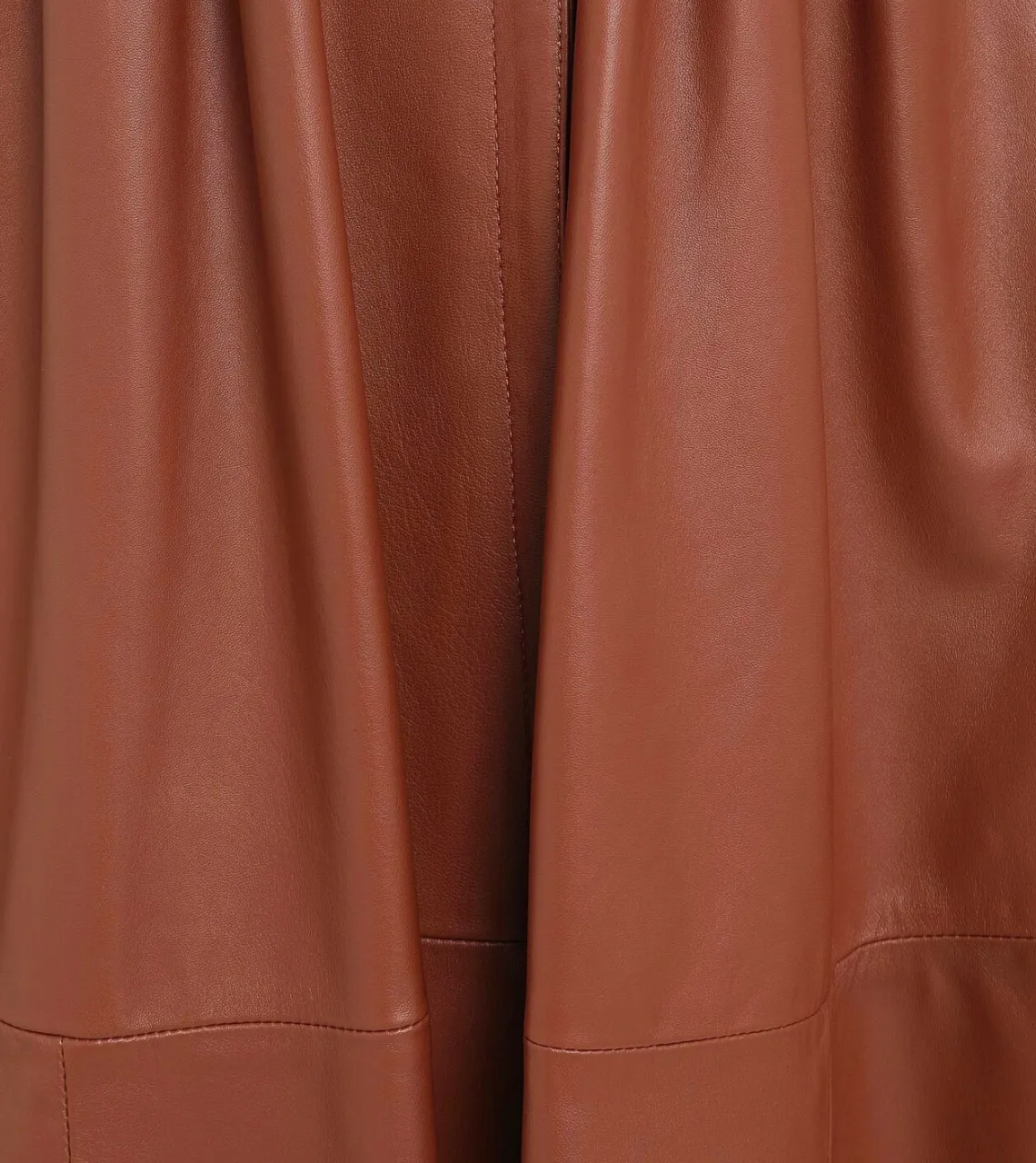 Aleide Women's Brown Leather Coat