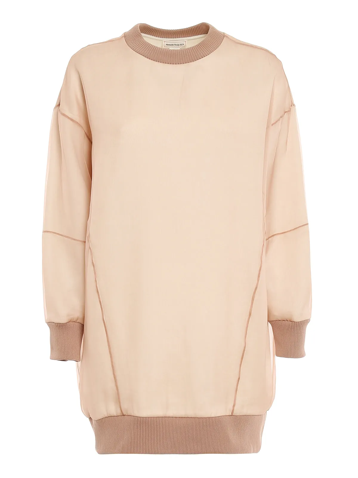 Alexander McQueen Long-Sleeved Crewneck Jumper Dress