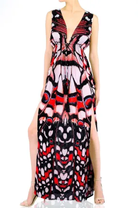 Annabella Long Silk Dress