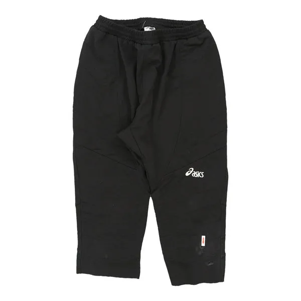 Asics Cropped Joggers - XL Black Cotton