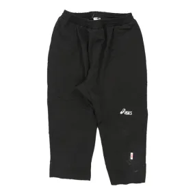 Asics Cropped Joggers - XL Black Cotton