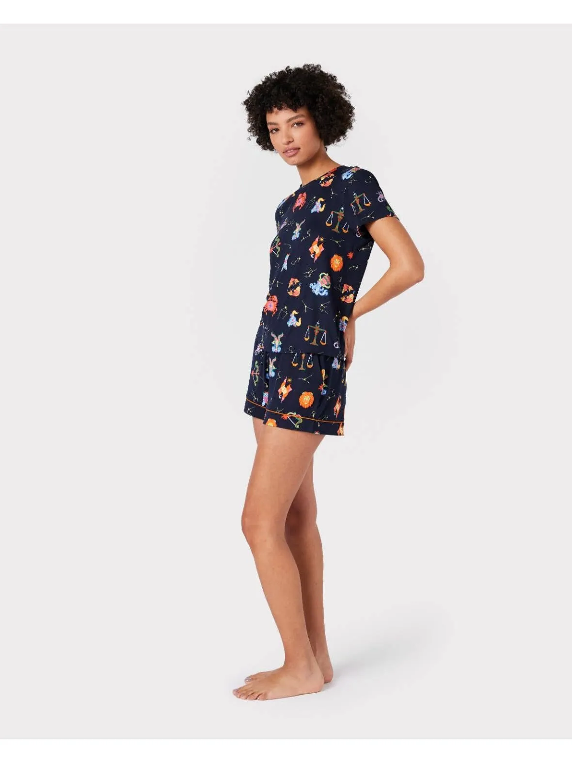 Astrology Print Short Pyjama Set