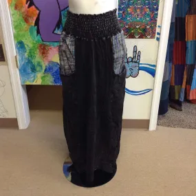 Asymetrical Long Skirt with Pockets