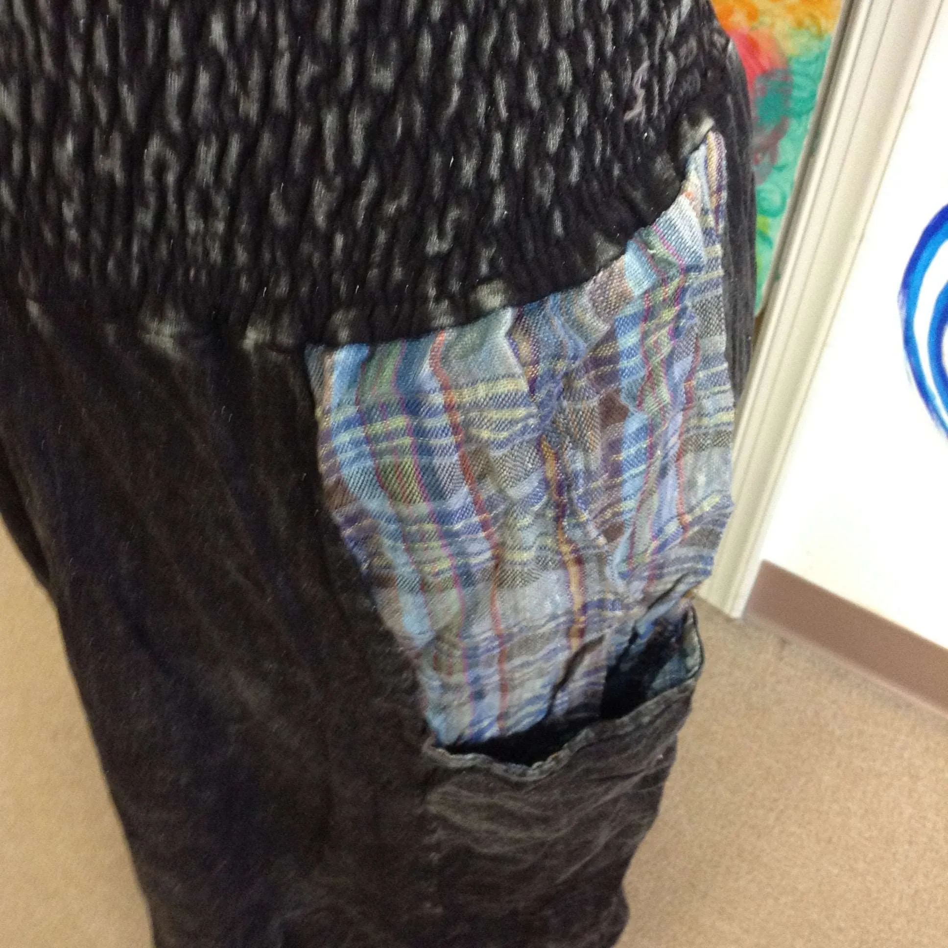 Asymetrical Long Skirt with Pockets