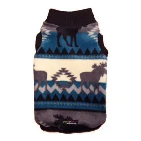 Aztec Polar Fleece Sleeveless Mock Dog Sweatshirt