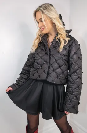 Back To Bows Puffer Jacket