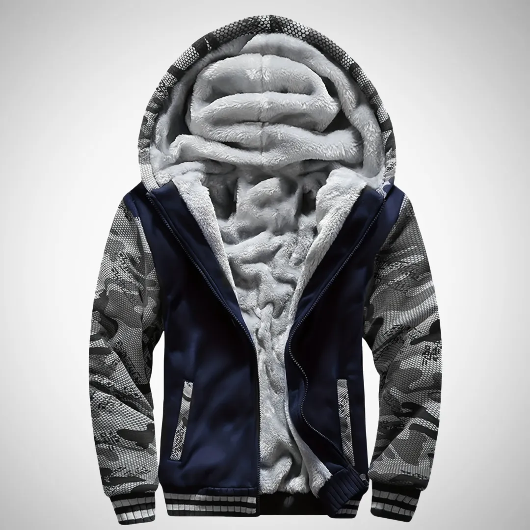 Baptiste Warm And Stylish Fleece Hooded Jacket