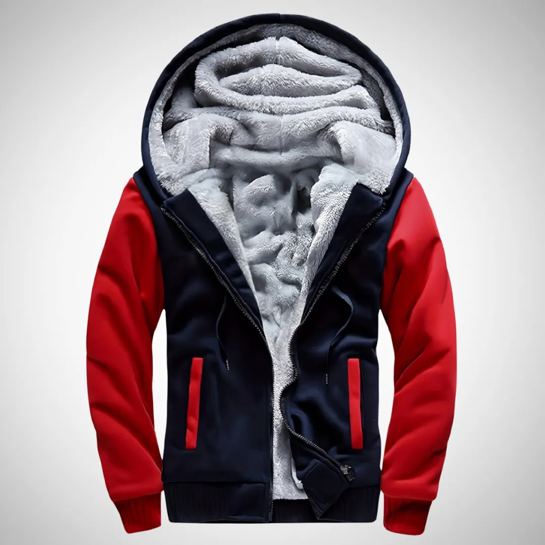Baptiste Warm And Stylish Fleece Hooded Jacket