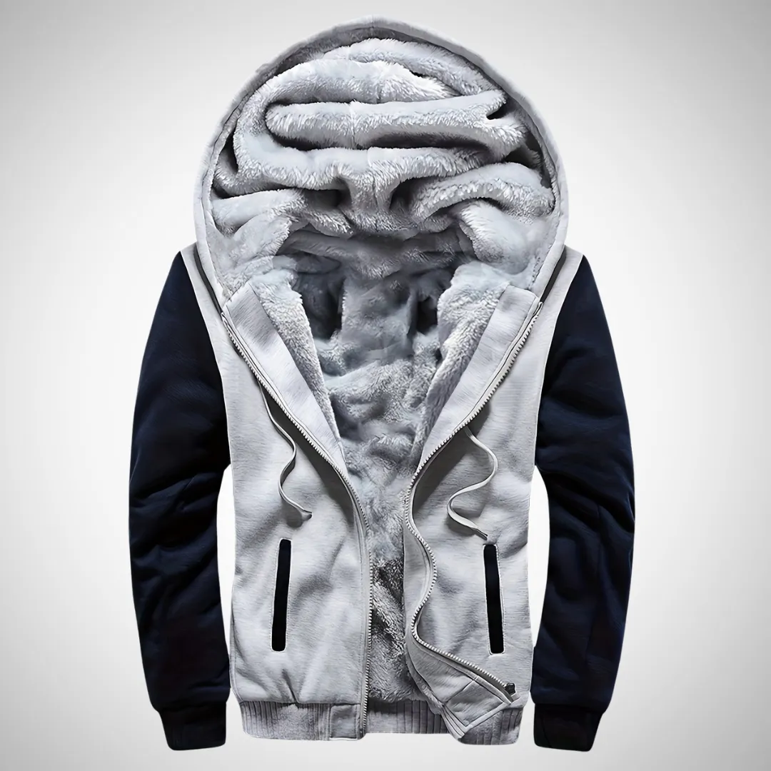 Baptiste Warm And Stylish Fleece Hooded Jacket