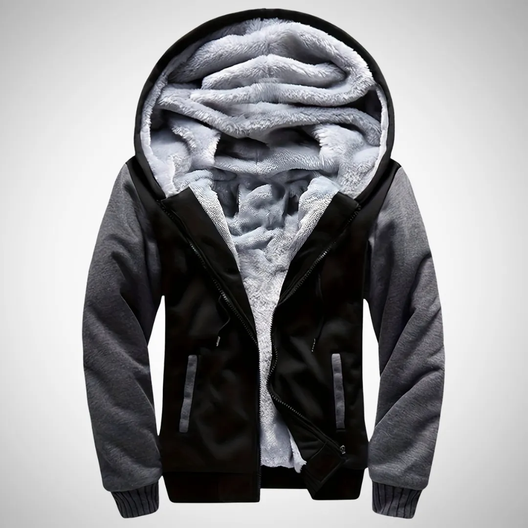 Baptiste Warm And Stylish Fleece Hooded Jacket