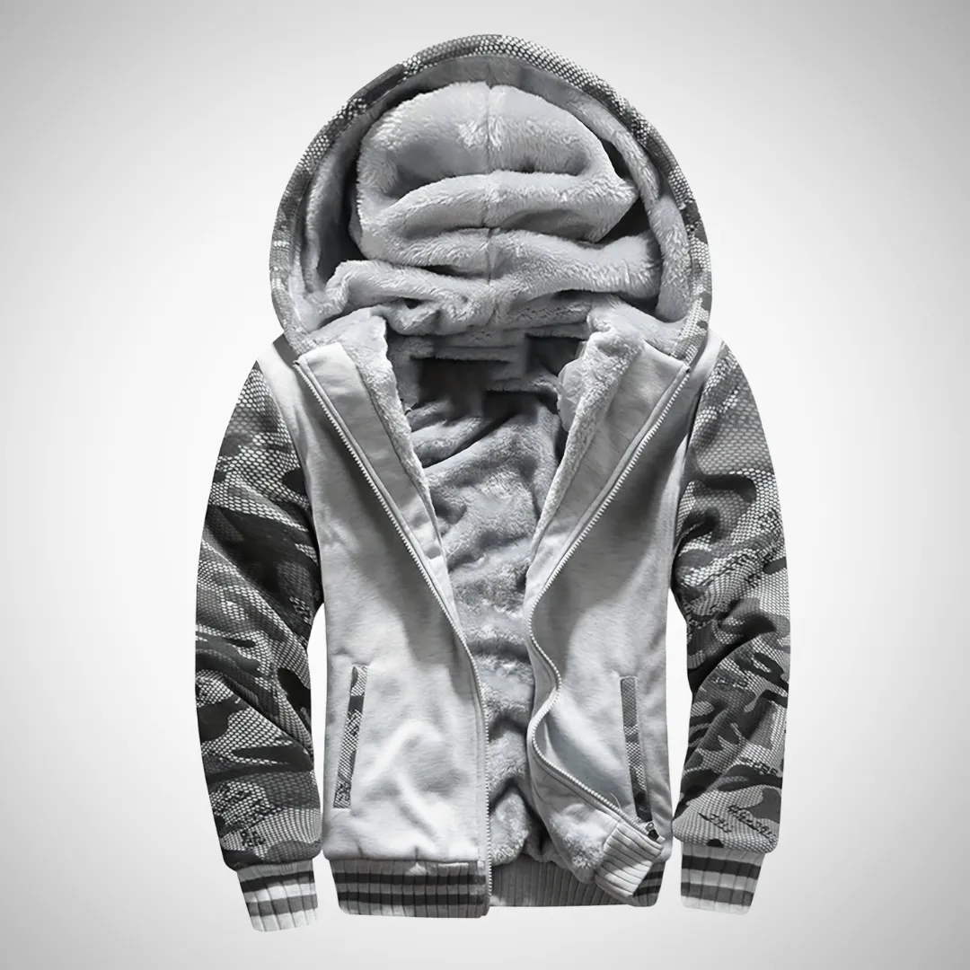 Baptiste Warm And Stylish Fleece Hooded Jacket