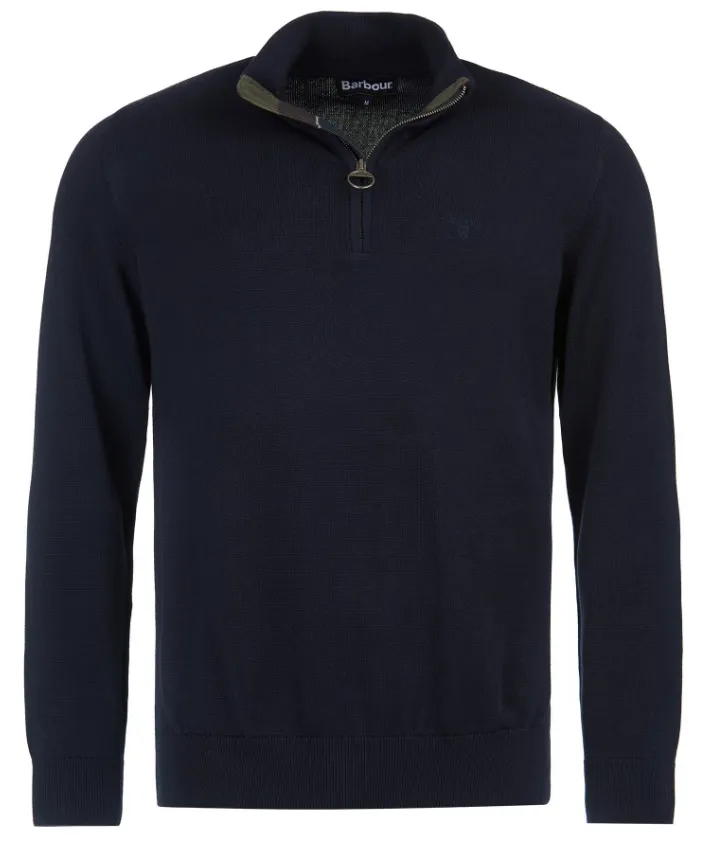 Barbour - Cotton Half Zip, Navy