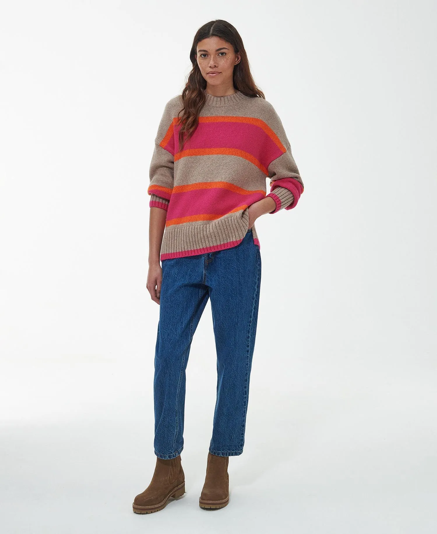 Barbour Samphire Colour Block Knit LKN1436