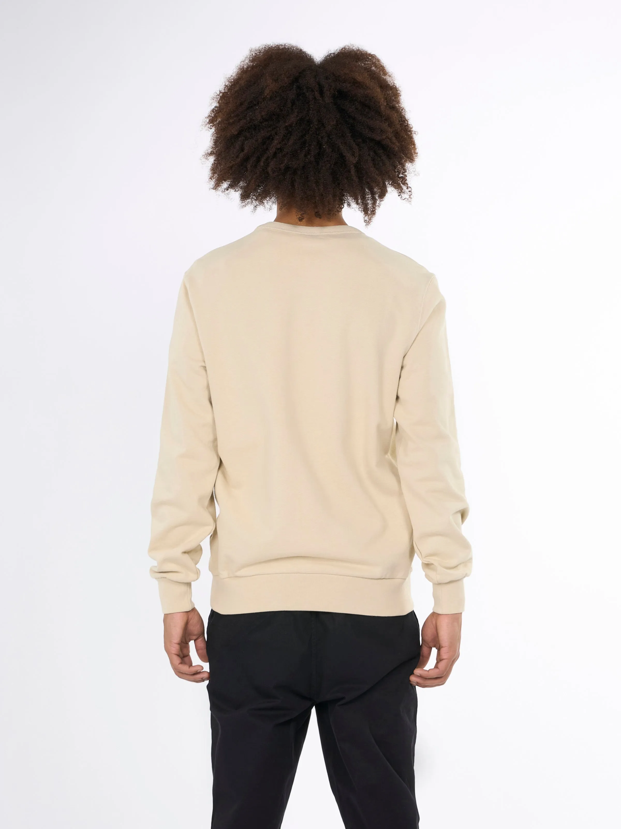 Basic badge sweat - Light feather gray