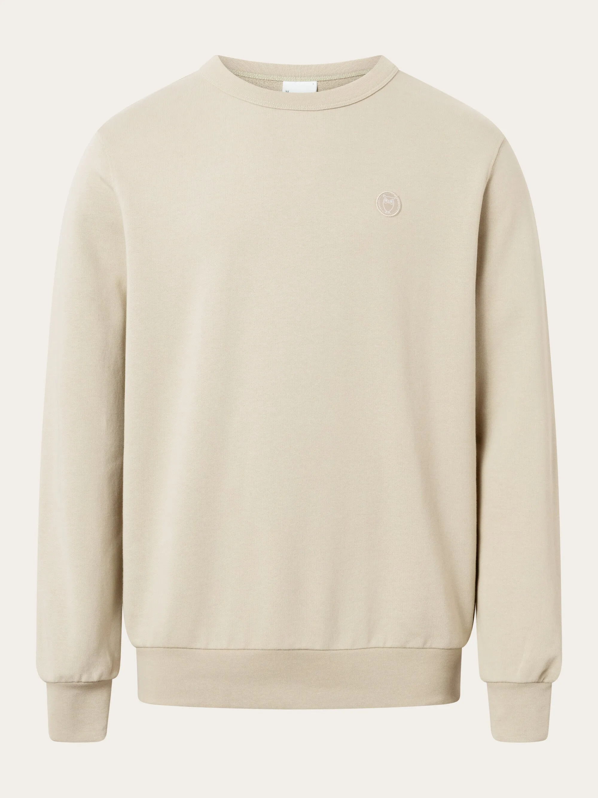Basic badge sweat - Light feather gray