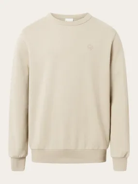 Basic badge sweat - Light feather gray