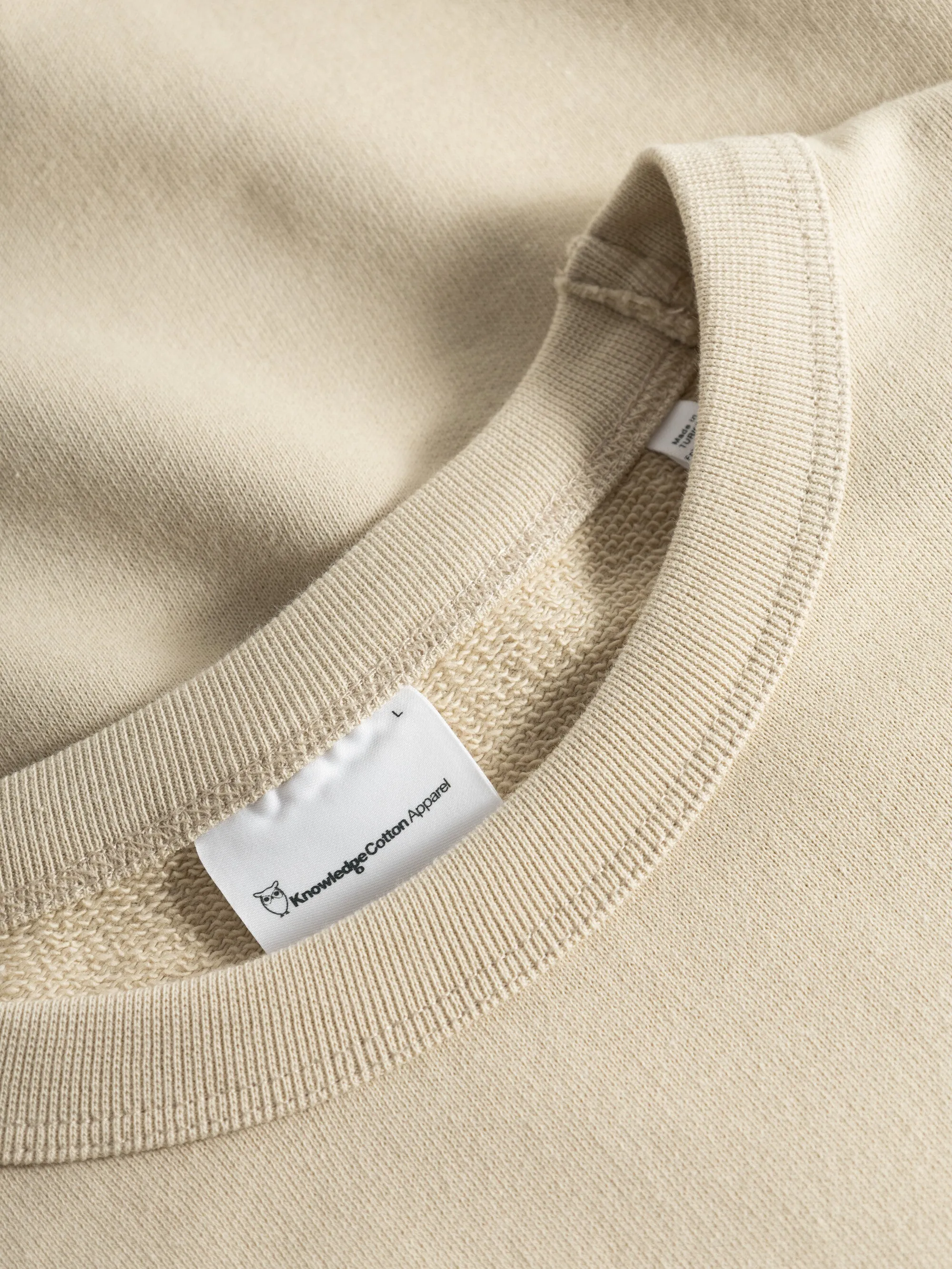 Basic badge sweat - Light feather gray