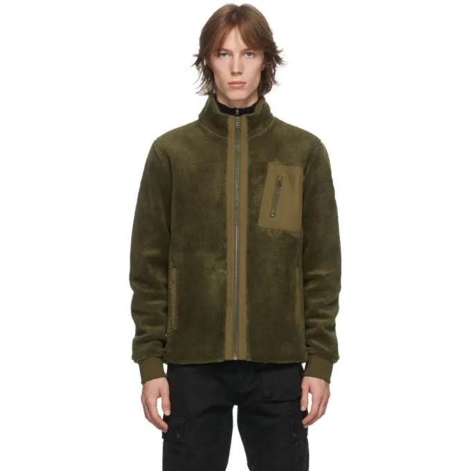 Belstaff Khaki Fleece Herne Jacket