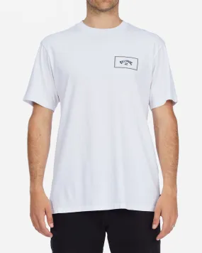 Billabong Arch Block Tee- White (WHT)