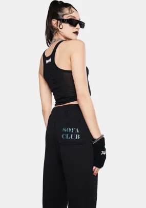 Black Couch Club Sweatpants