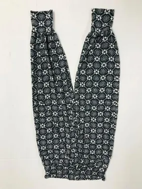 Black Ikat Track Pocket Pant