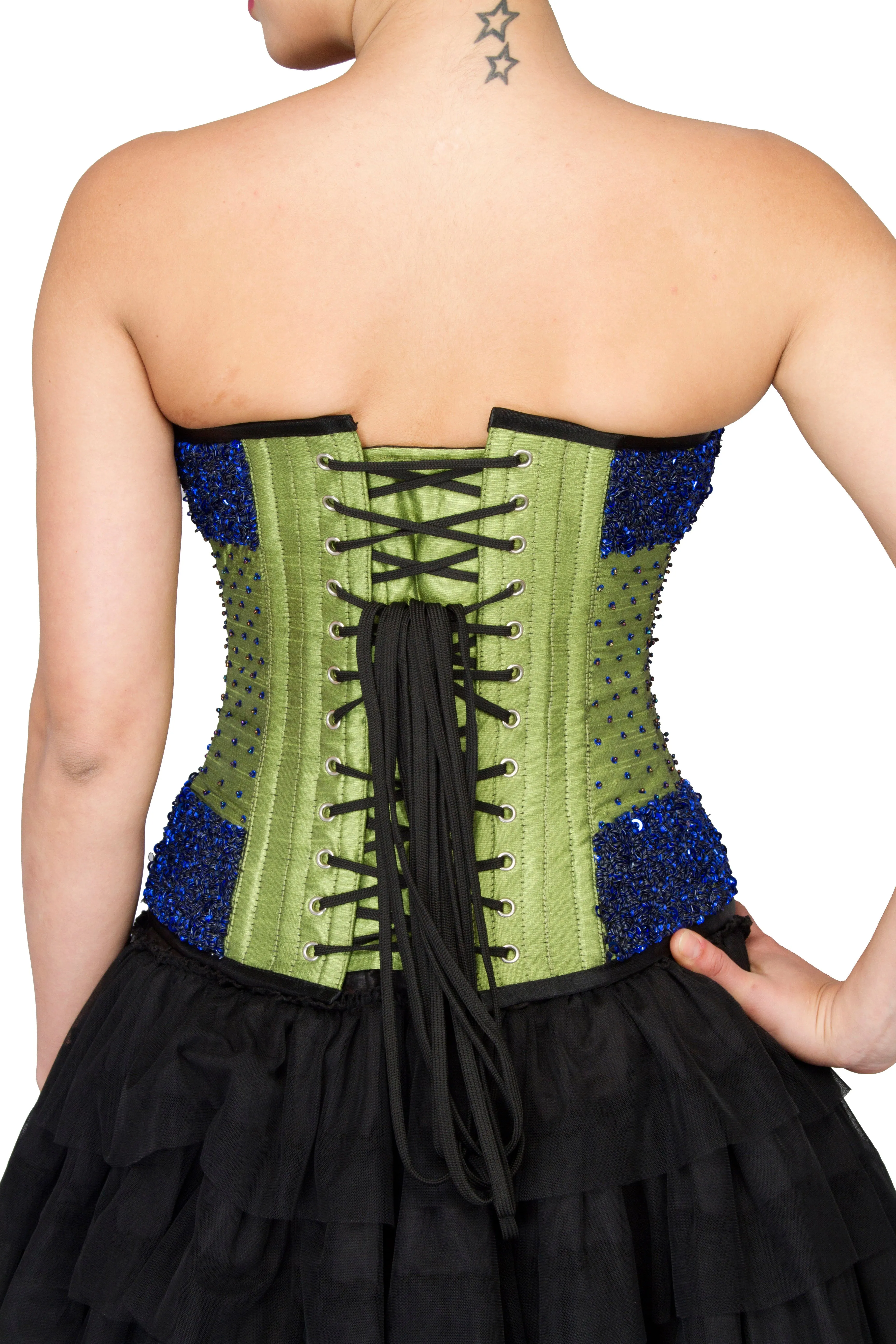 Black Satin Net Tutu Skirt