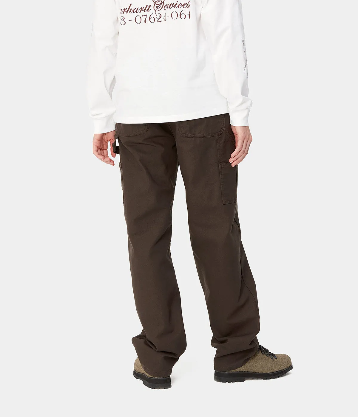 CARHARTT WIP WOMEN PIERCE PANT I032966 TOBACCO RINSED