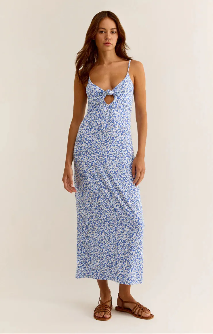 Carita Cocos Floral Midi Blue Waves