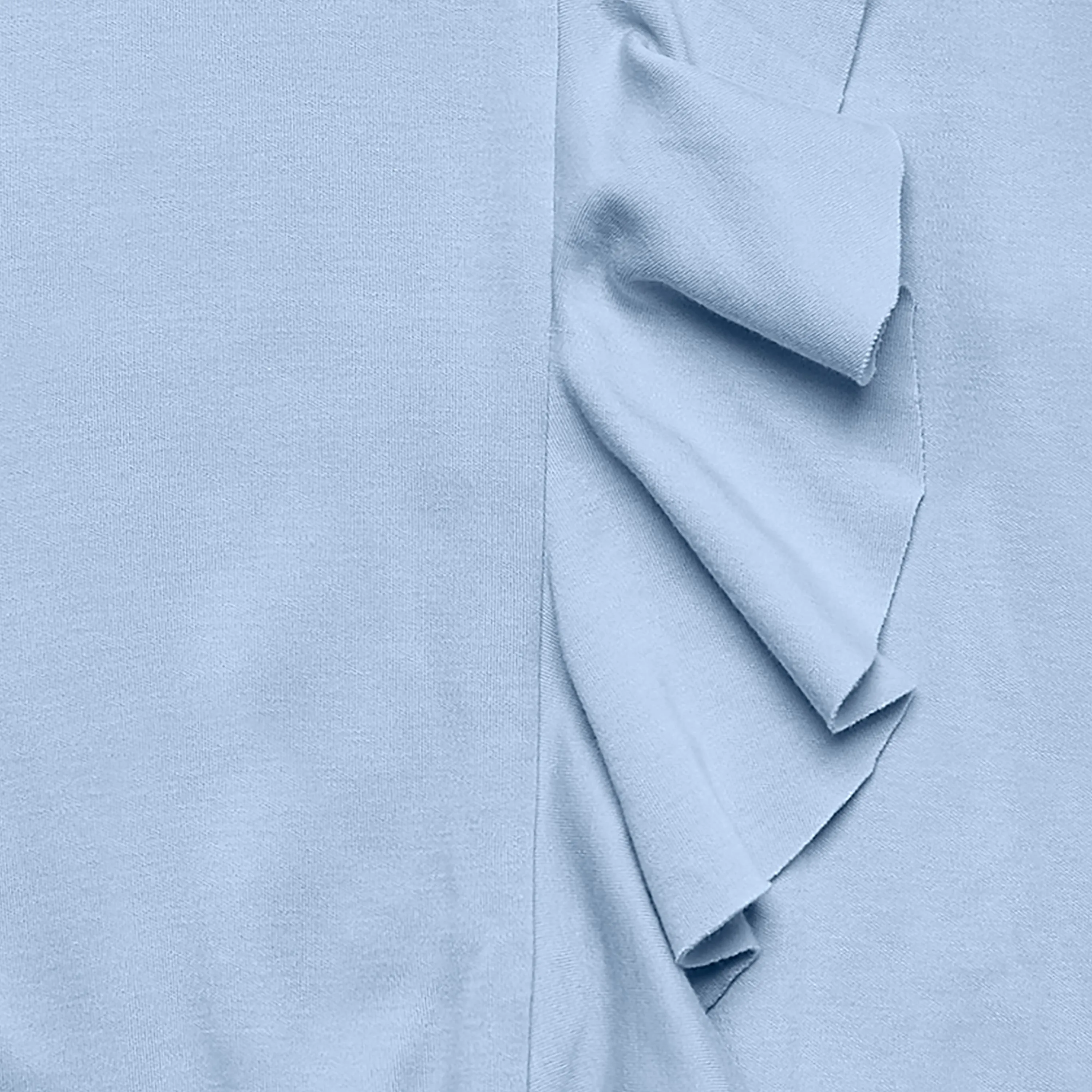Cascading Ruffle Fleece Top