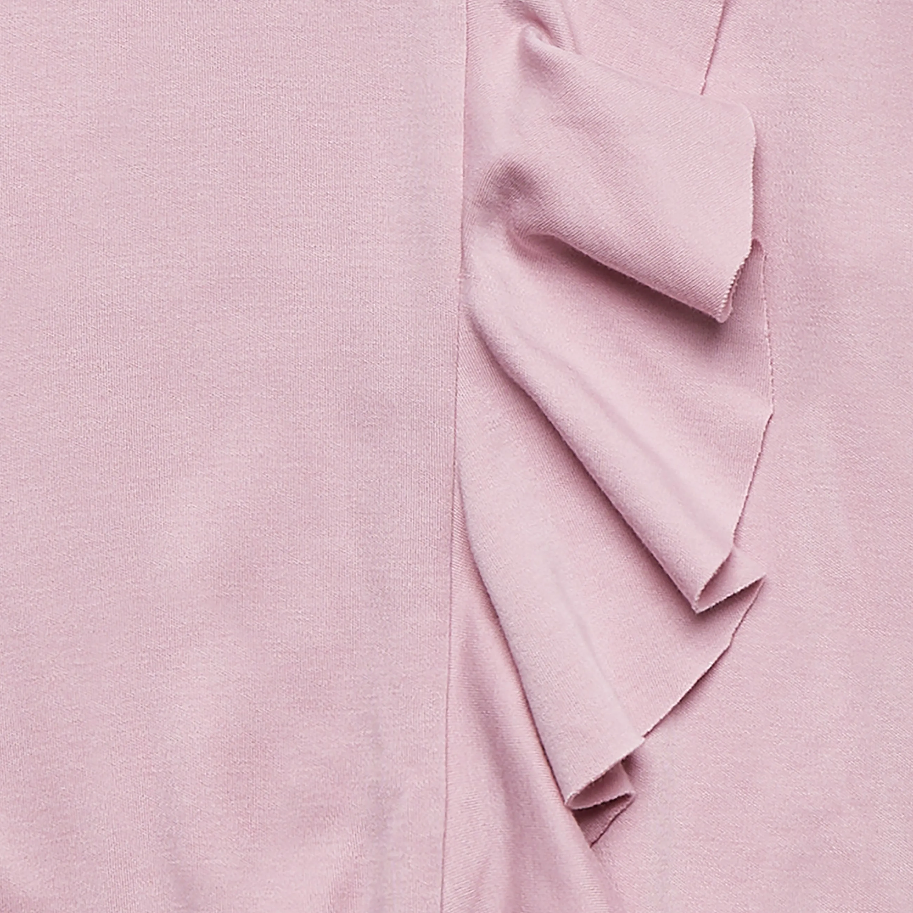 Cascading Ruffle Fleece Top