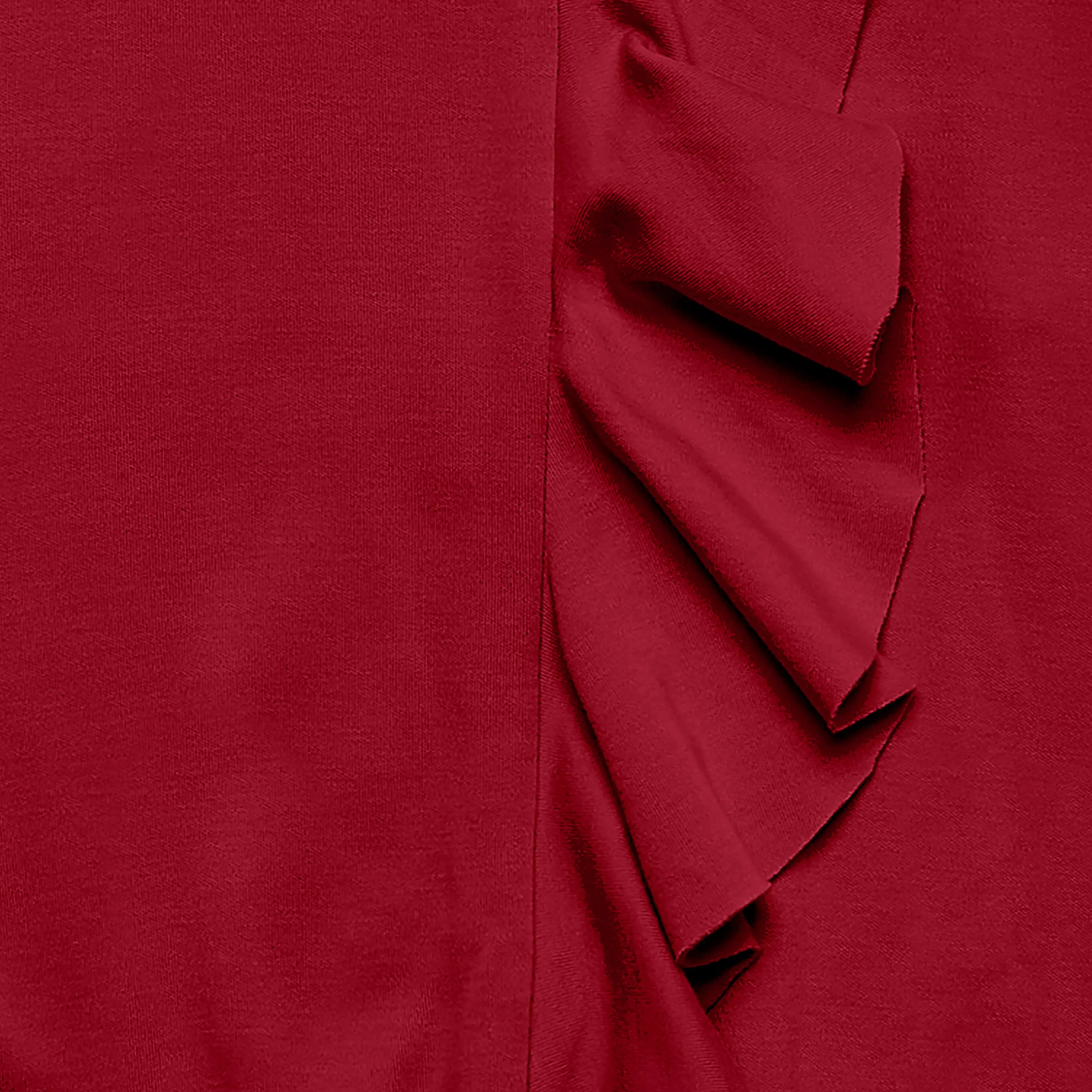 Cascading Ruffle Fleece Top