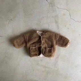 Checkered Fleece Jacket ( Bear)