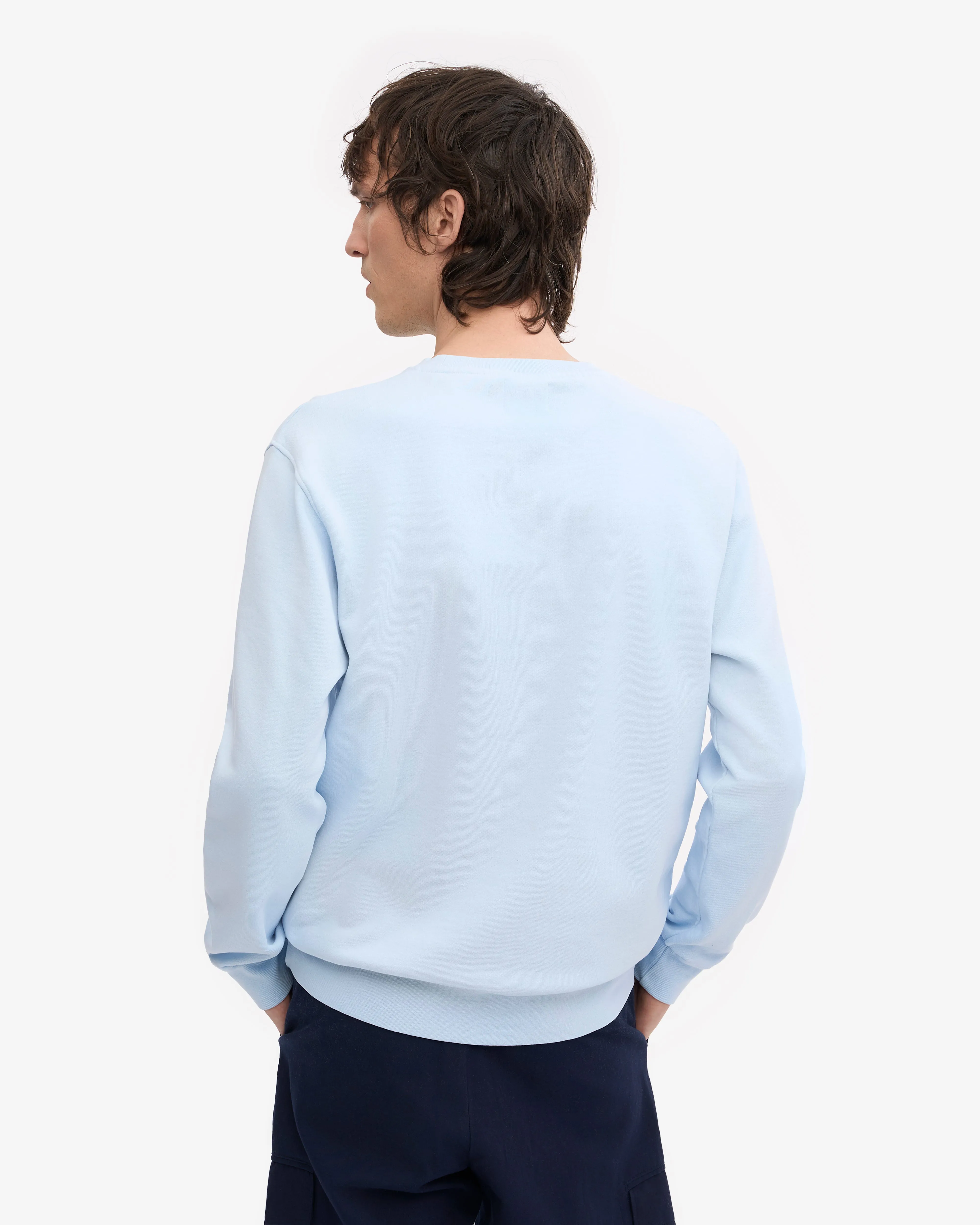 Classic Organic Crew - Polar Blue