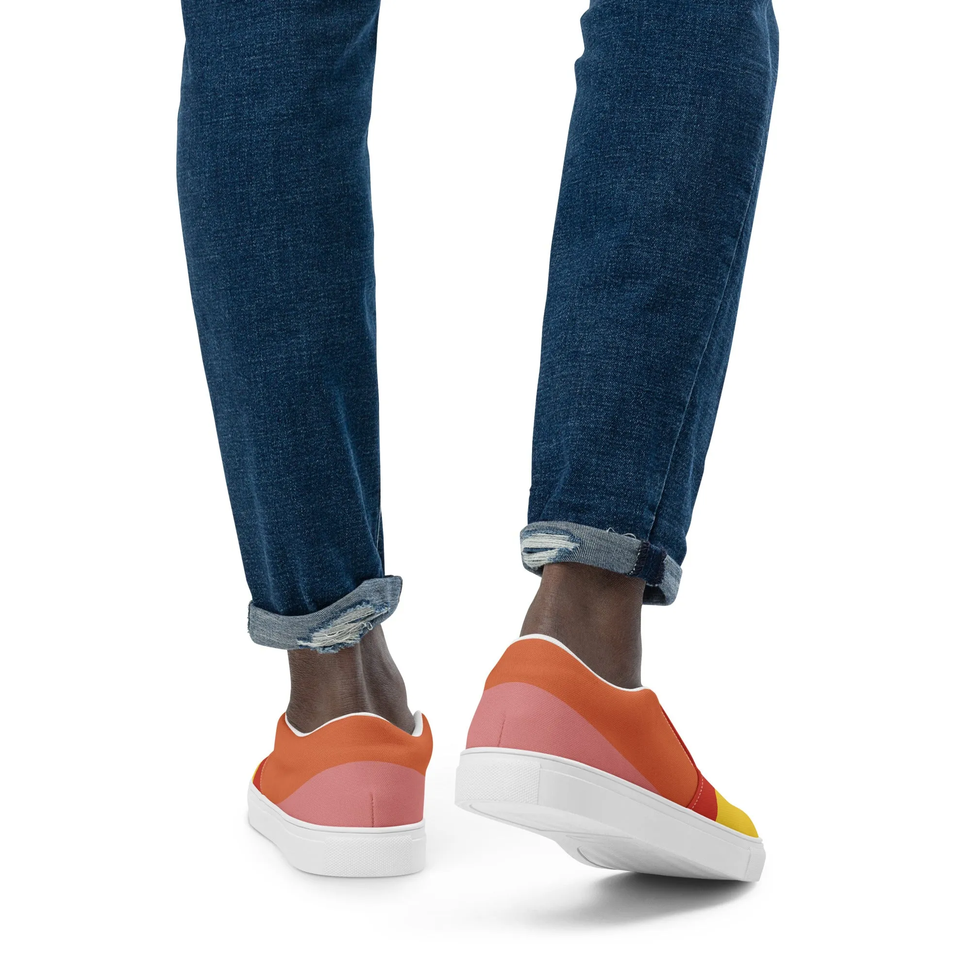 COLORFUL Men’s Slip-On Canvas Shoes