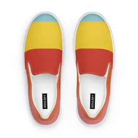 COLORFUL Men’s Slip-On Canvas Shoes