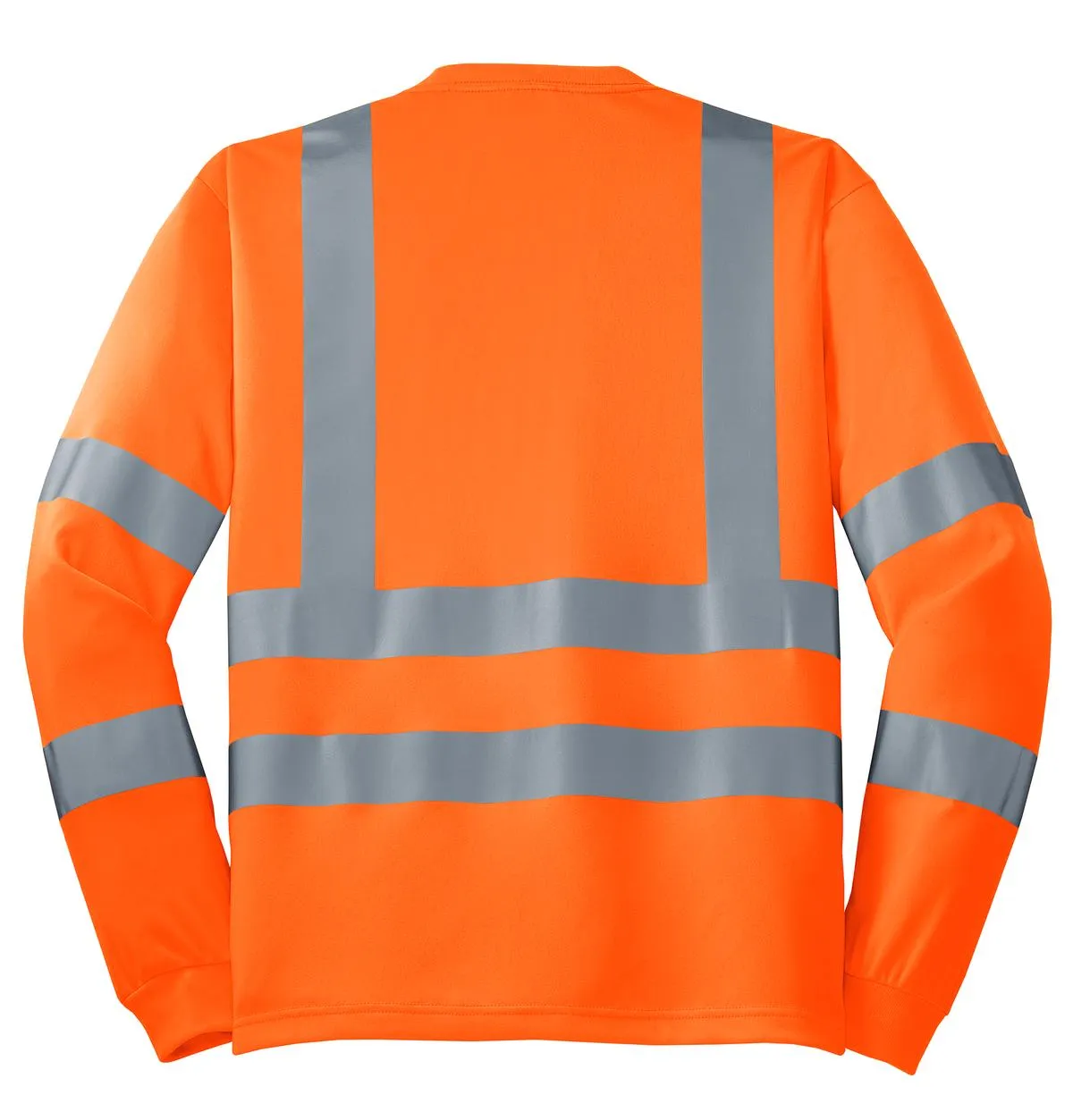 CornerStone - ANSI 107 Class 3 Long Sleeve Snag-Resistant Reflective T-Shirt. CS409