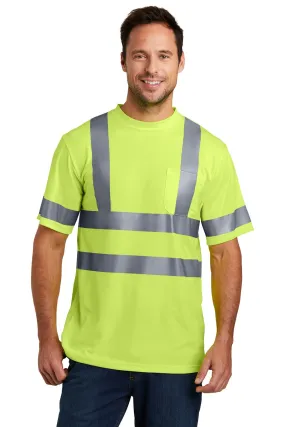 CornerStone ANSI 107 Short Sleeve Reflective T-Shirt, Safety Yellow