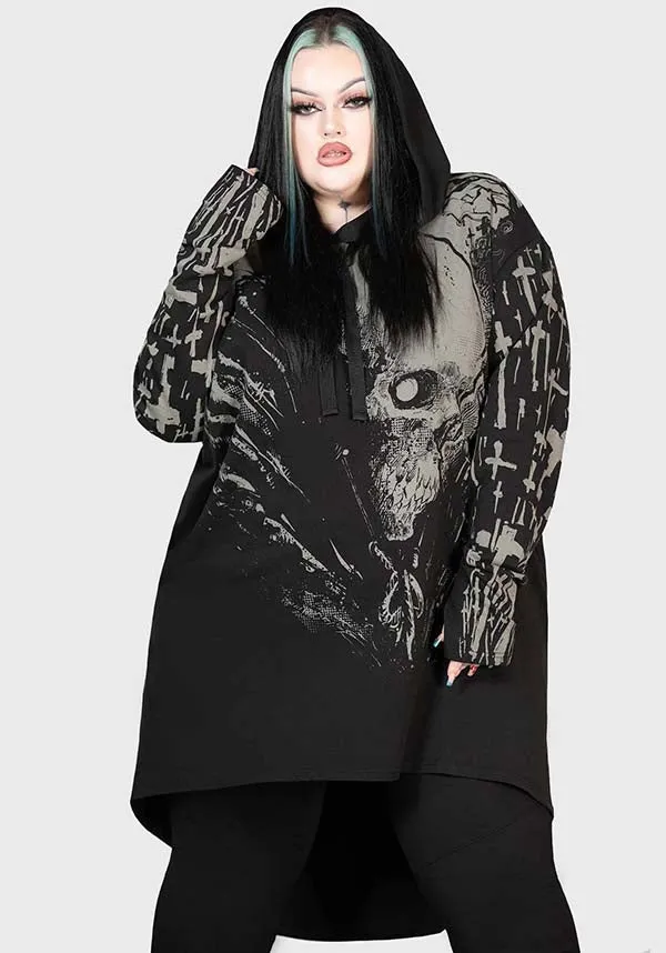Cross The Bear Longline | HOODIE