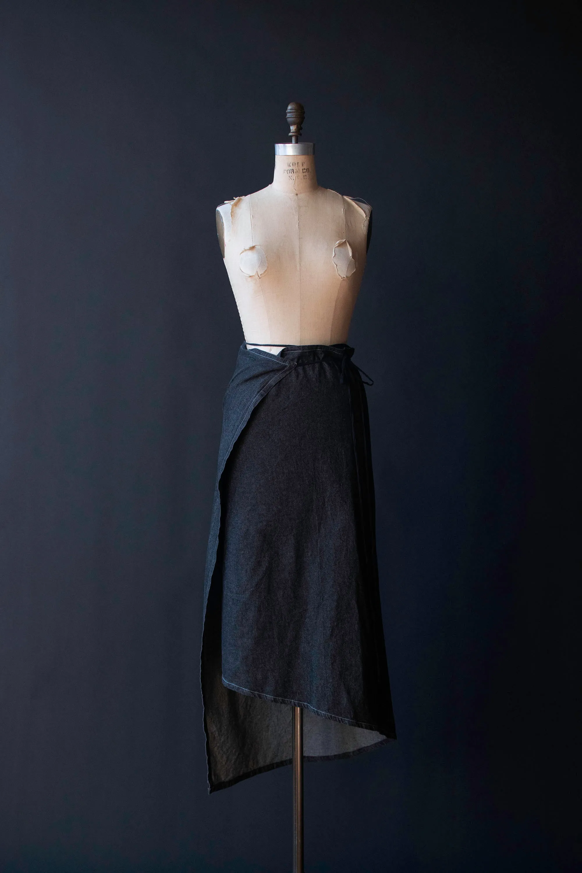 Denim Wrap Skirt | Ann Demeulemeester