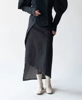 Denim Wrap Skirt | Ann Demeulemeester