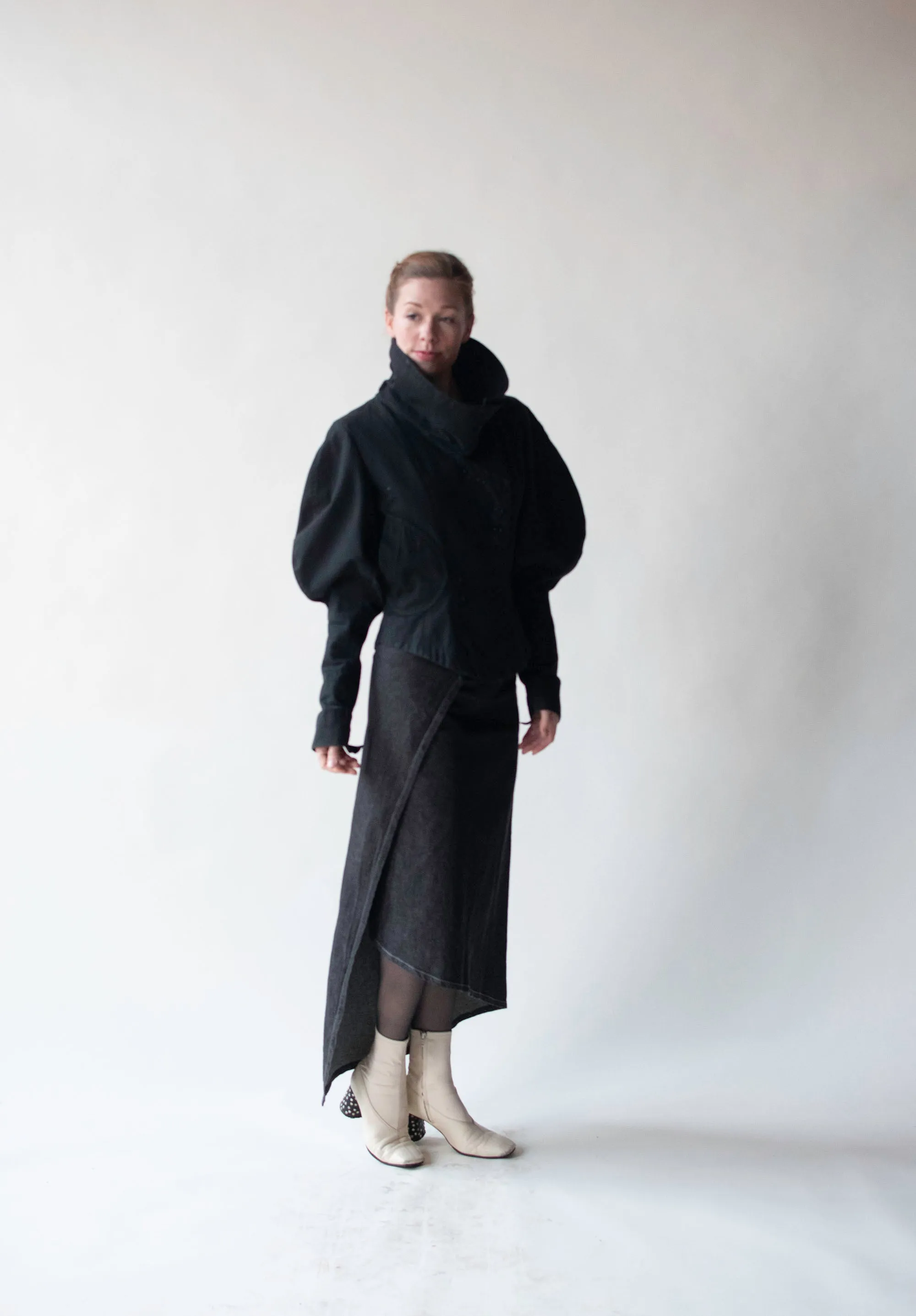Denim Wrap Skirt | Ann Demeulemeester