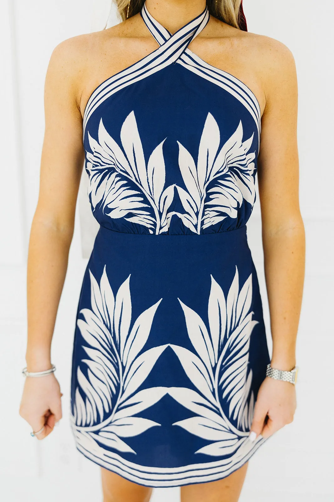 Estella Mini Dress - Royal Blue