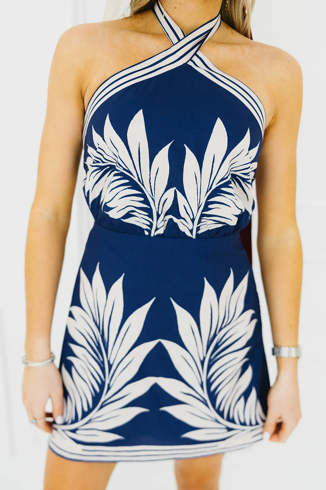 Estella Mini Dress - Royal Blue